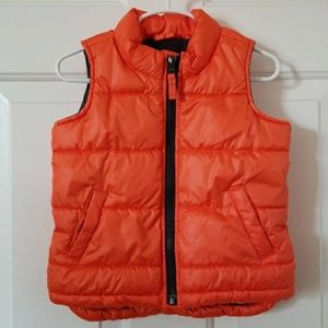 NWOT Old Navy Orange puffy vest